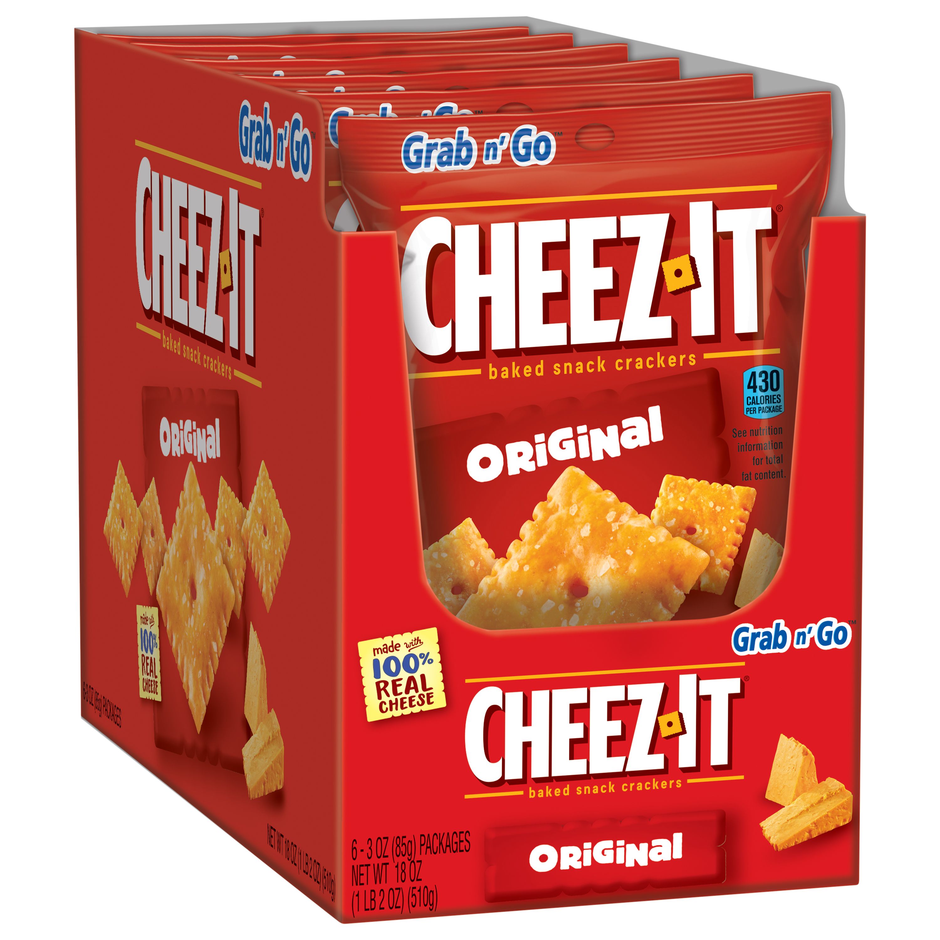 Cheez-It 3 oz Original 6/6ct 3o